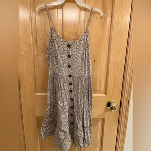 Cheetah Print Spaghetti Strap Dress